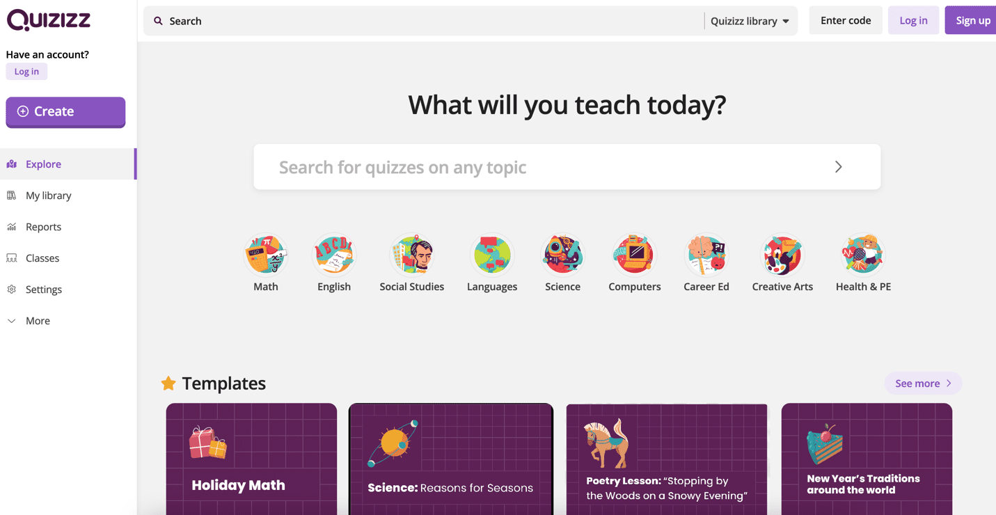 Quizizz - Quizz platform for L&D, corporate training, and e-learning